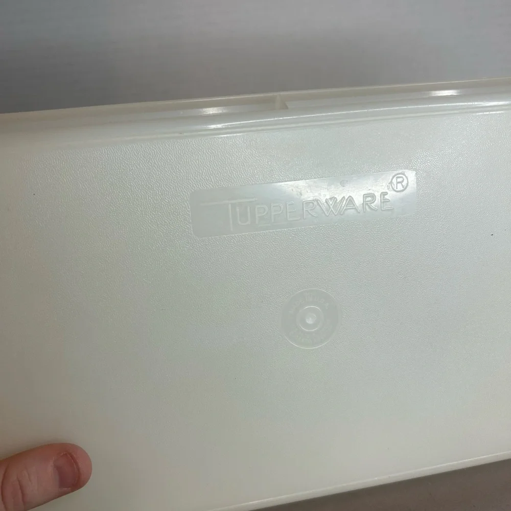 Vintage Tupperware Set of 2 Storage Container